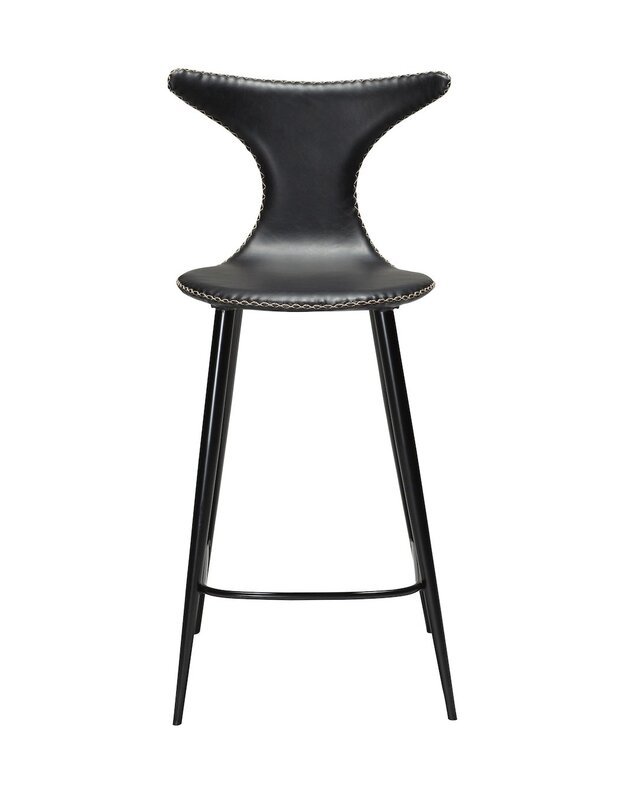 DOLPHIN bar and counter stools | vintage black