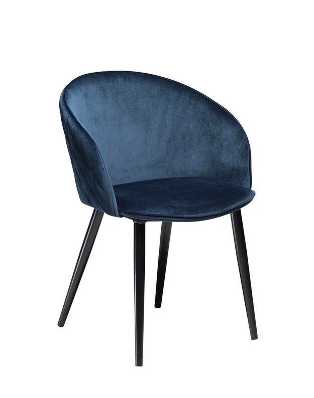 DUAL kėdė | midnight blue velvet