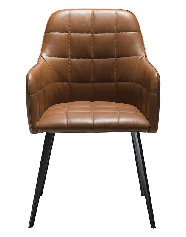 EMBRACE kėdė su porankiais | vintage light brown