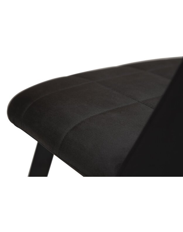 EMBRACE kėdė | meteorite black velvet