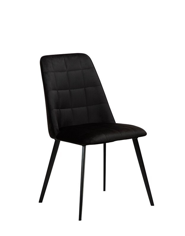 EMBRACE kėdė | meteorite black velvet