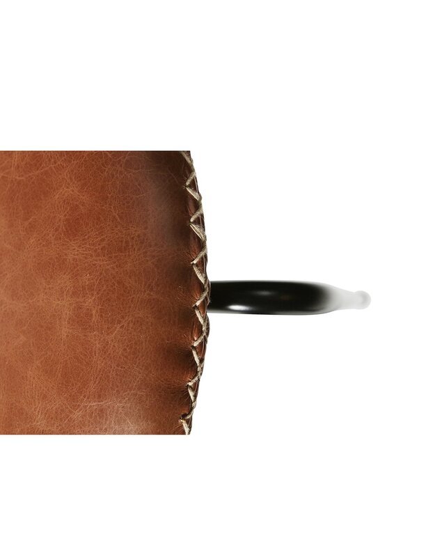 FLAIR kėdė | brown leather