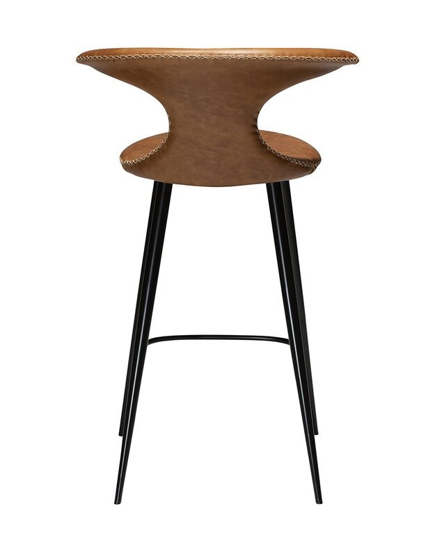FLAIR bar and counter stools | brown leather