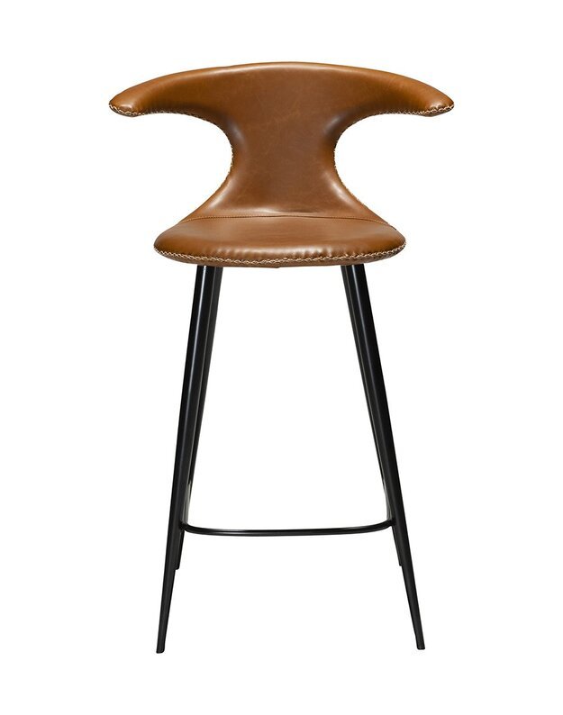 FLAIR baro ir pusbario kėdės | vintage light brown