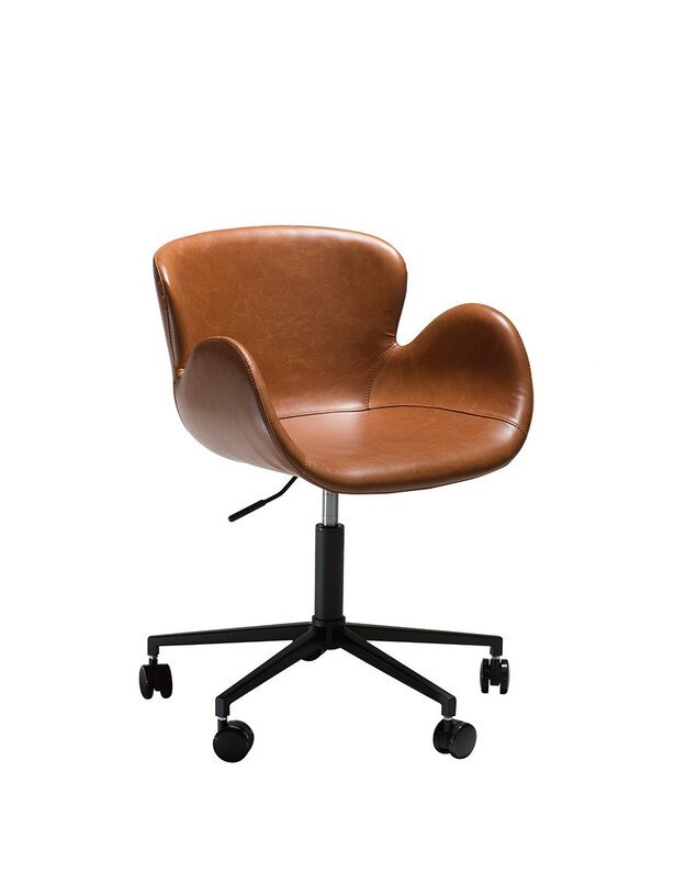 GAIA office kėdė | vintage light brown