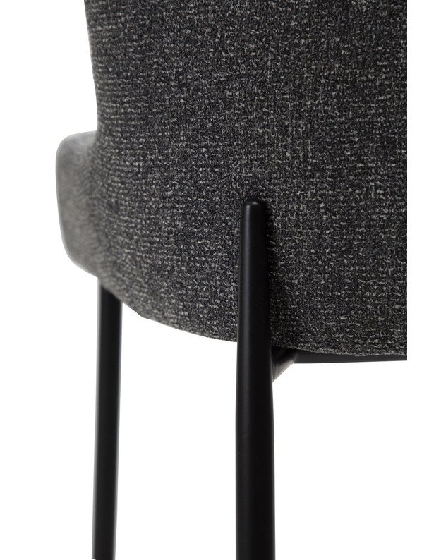 GLAM baro ir pusbario kėdės | pebble grey boucle