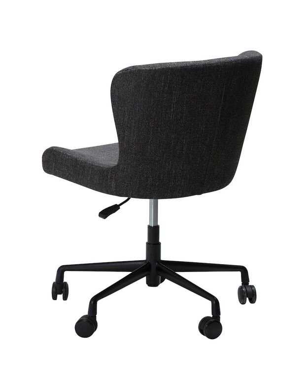 GLAM office chair | raven black boucle