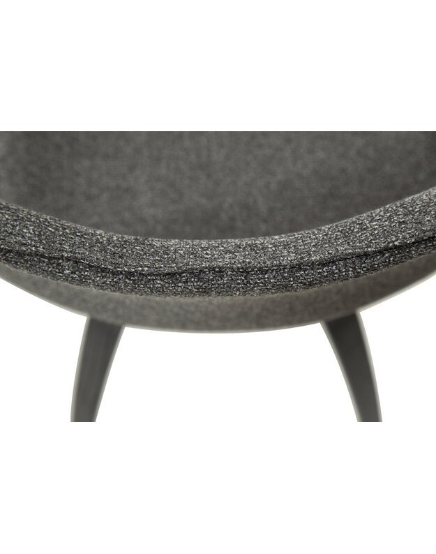 GLEE chair | pebble grey boucle
