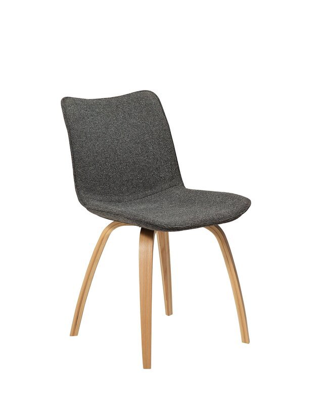 GLEE chair | pebble grey boucle