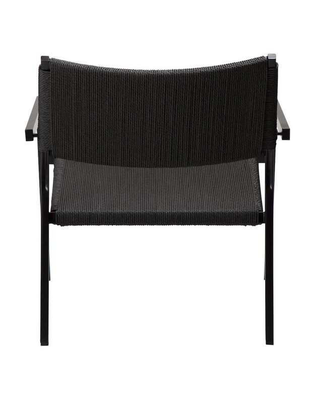 LOOP lounge chair | black paper cord