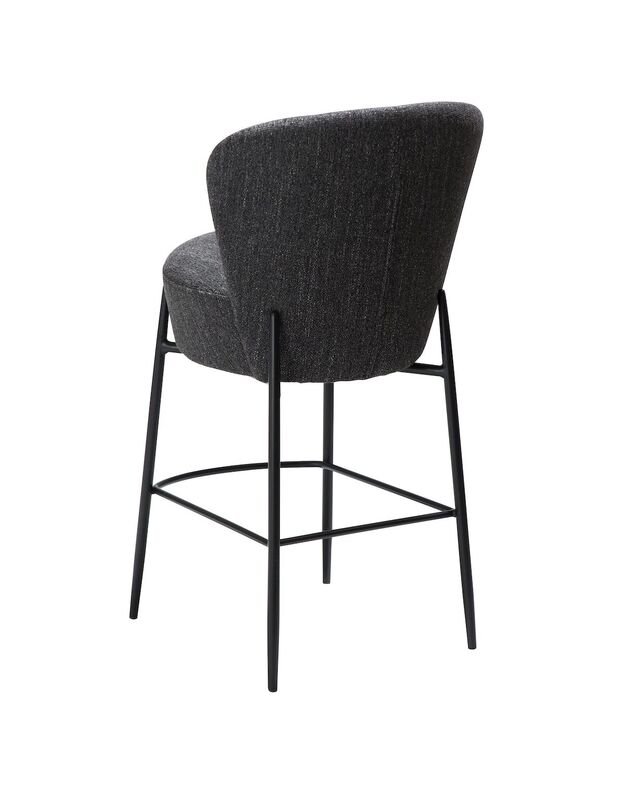 ORBIT bar stool | raven black boucle