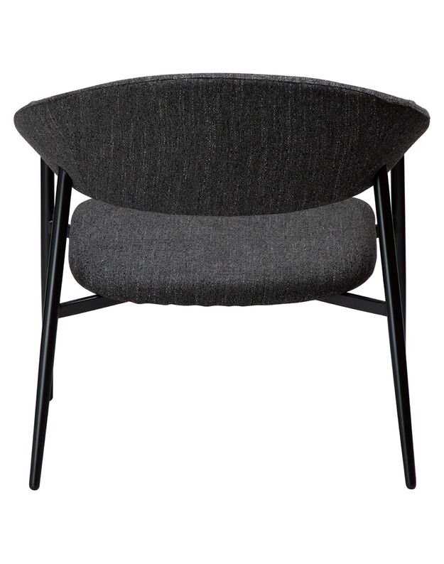 ROVER lounge chair |raven black boucle