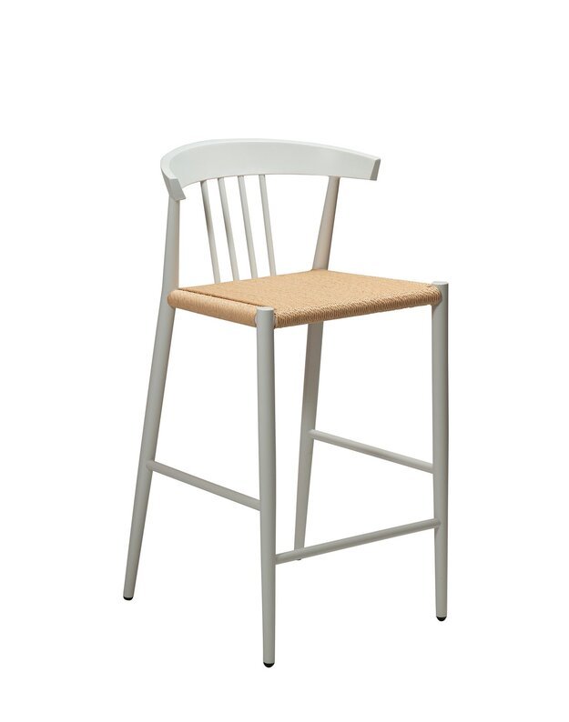 SAVA  baro ir pusbario kėdės | white metal 