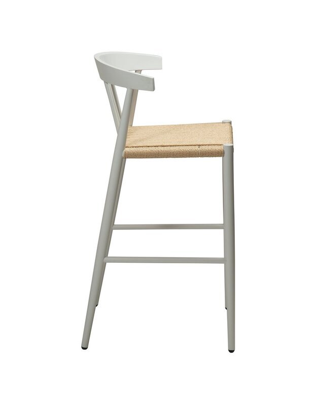 SAVA  bar and counter stools | white metal 