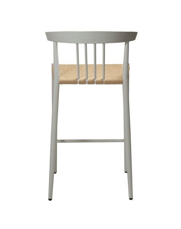 SAVA  bar and counter stools | white metal 