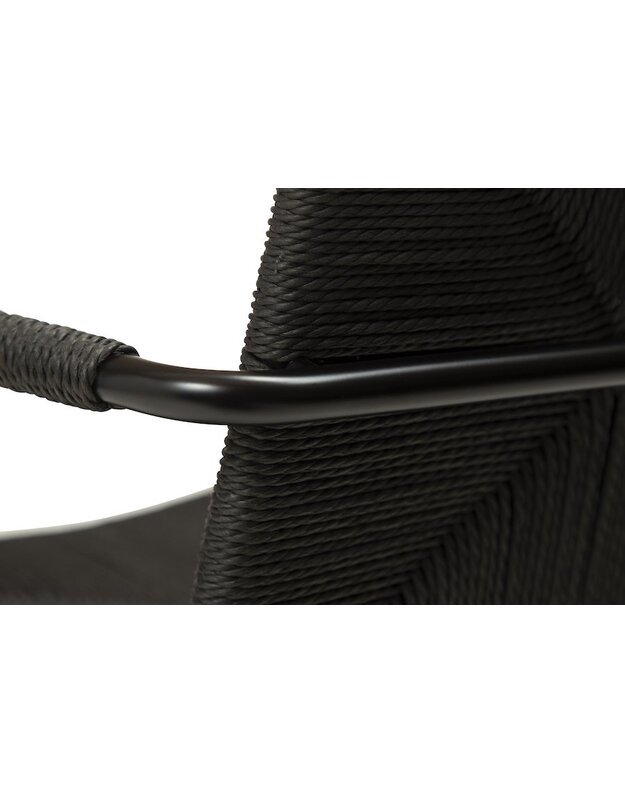 STILETTO kėdė su porankiais | black paper cord