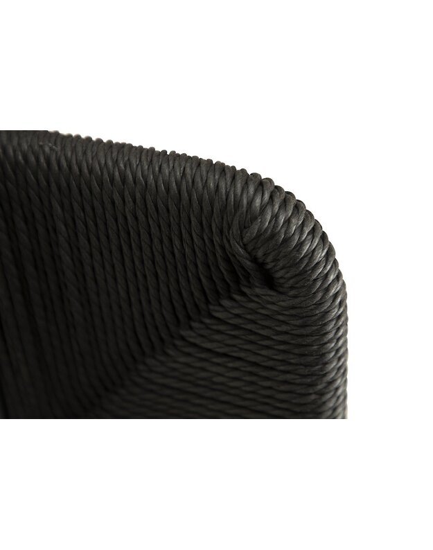 STILETTO armchair | black paper cord