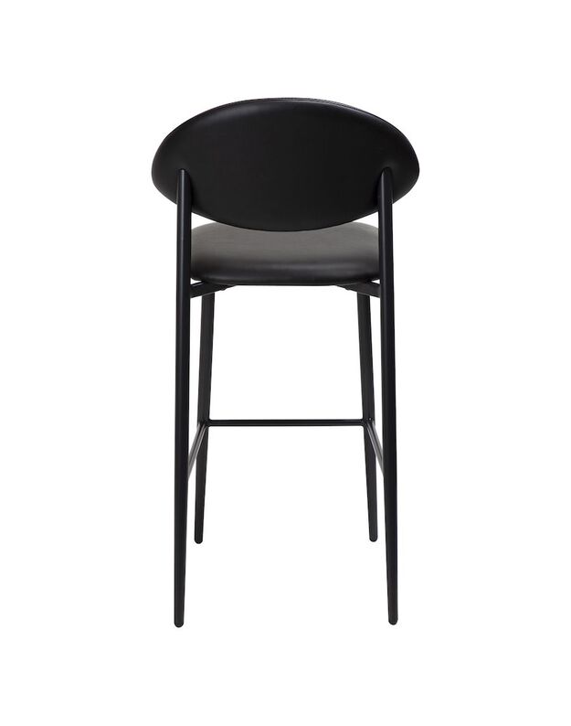 TUSH baro ir pusbario kėdės | vintage black