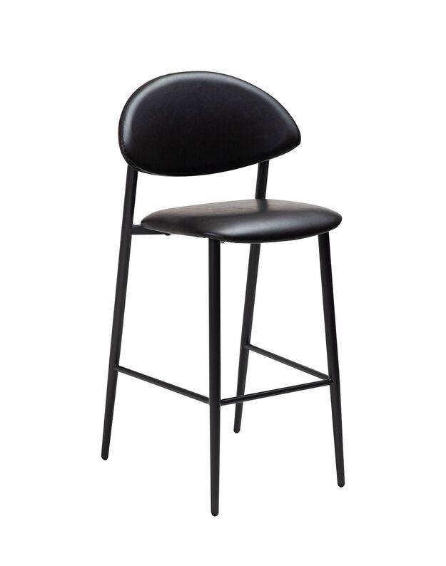 TUSH bar and counter stools | vintage black