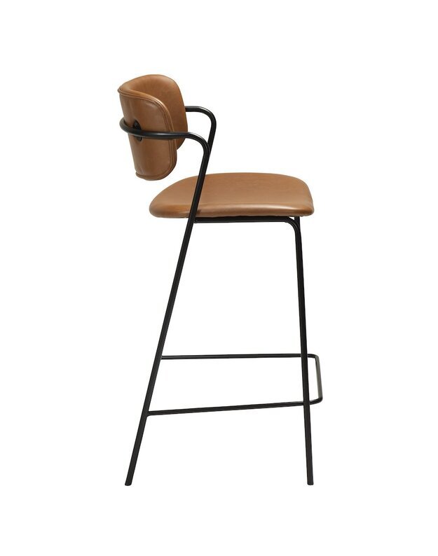 ZED bar and counter stools | vintage light brown