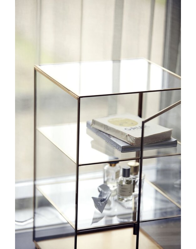 CABINET GLASS | BRASS H56.6cm