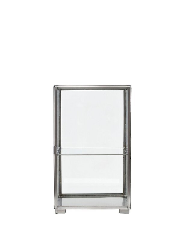 CABINET GLASS | ZINC H41cm