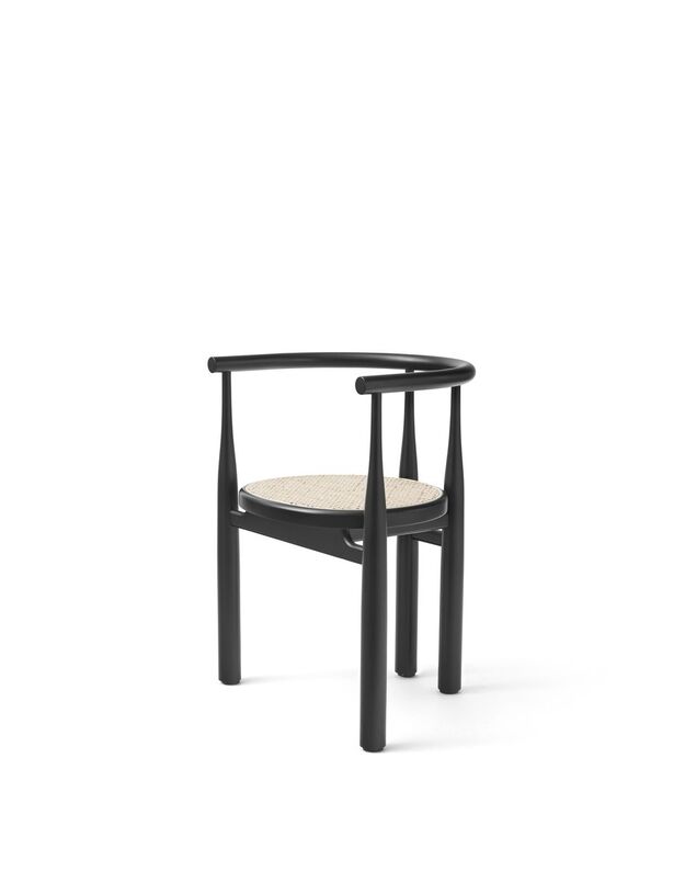BUKOWSKI kėdė | black | French Cane