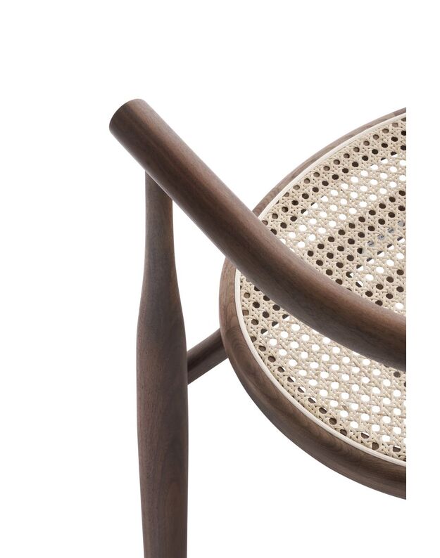 BUKOWSKI kėdė | walnut | French Cane