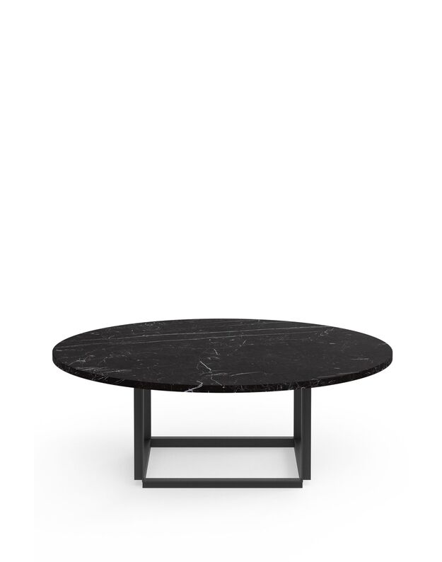 COFFEE TABLE FLORENCE D90cm | black marquina marble 