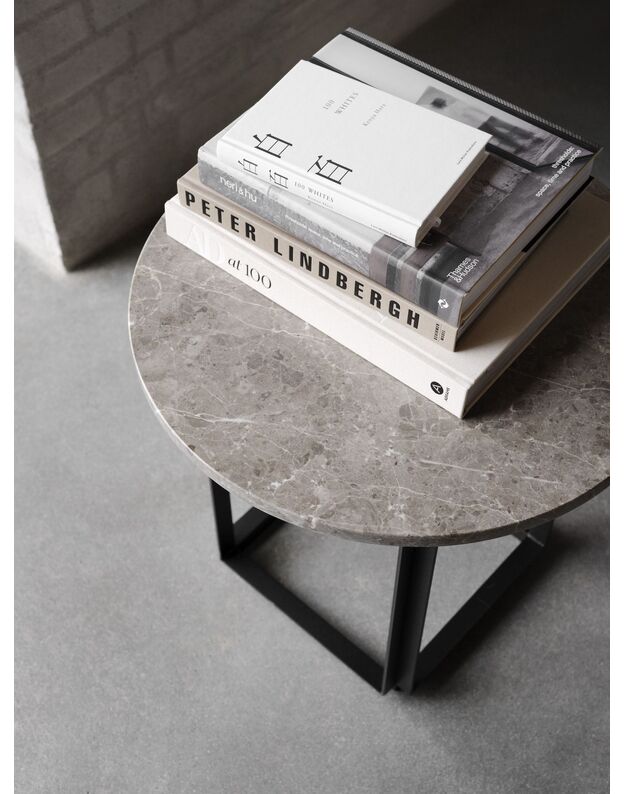 COFFEE TABLE FLORENCE D50cm |  gris du marais marble 
