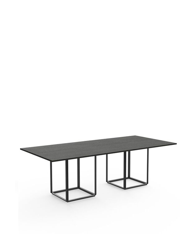 FLORENCE DINING TABLE L240cm | black stained ash 