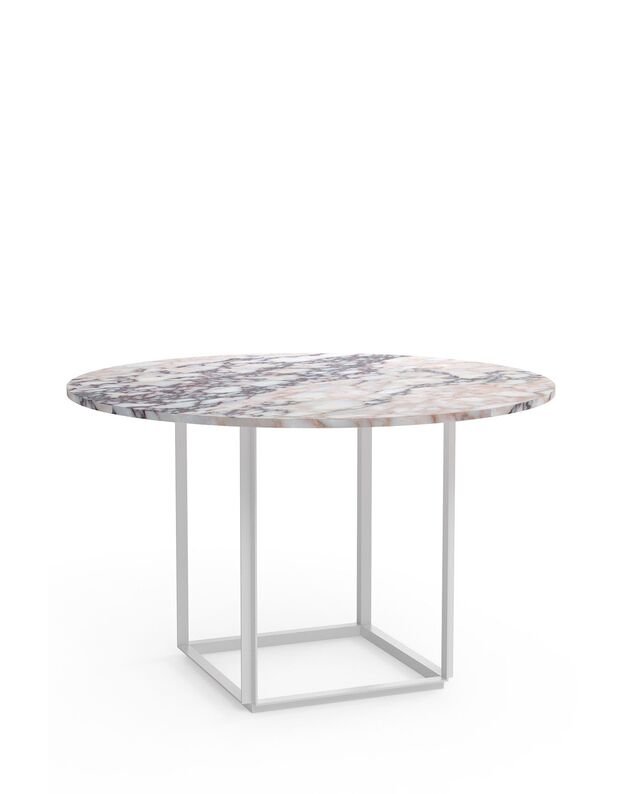FLORENCE VALGOMOJO STALAS | white viola marble  +dydžiai