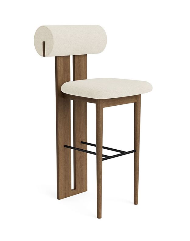 HIPPO bar stool | lt smoked oak | + colours