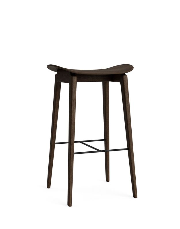 NY11 bar and counter stools | dark smoked oak 