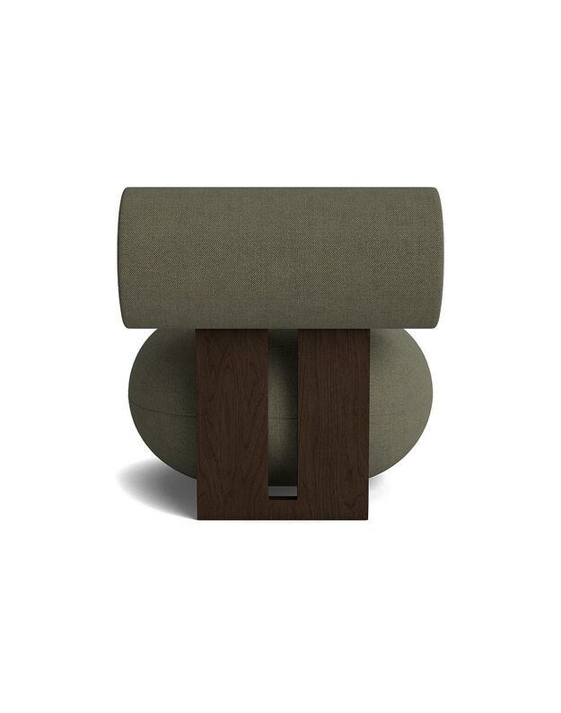 HIPPO lounge chair | dark smoked oak | + colours