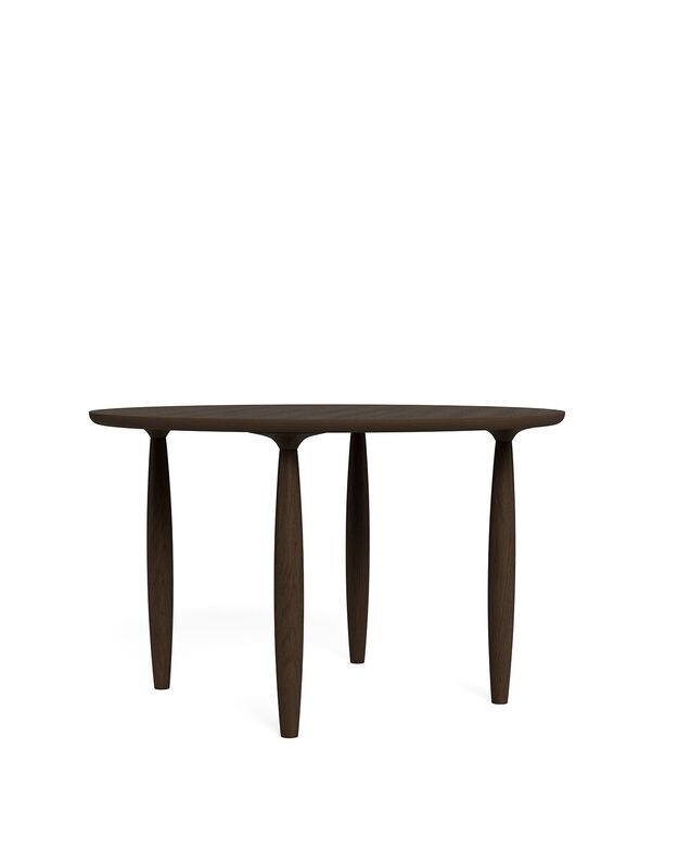 OKU ROUND TABLE | dk smoked oak D120cm