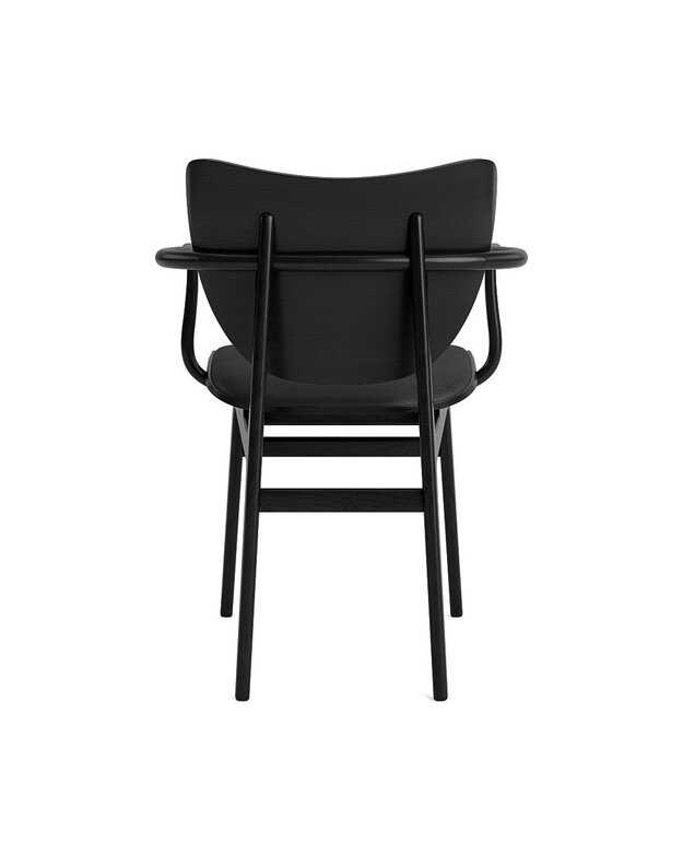 ELEPHANT chair with armrest | black oak | + colours
