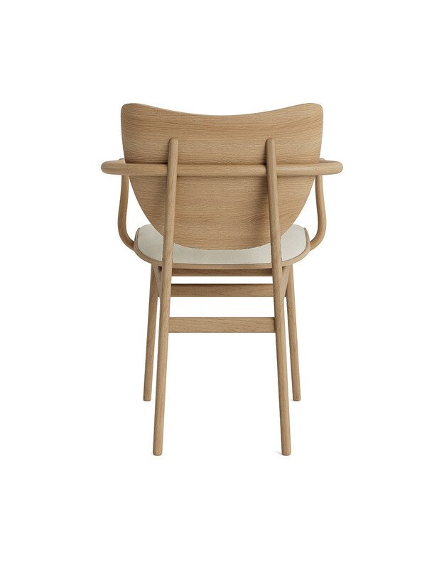 ELEPHANT chair with armrest | natural oak | + colours
