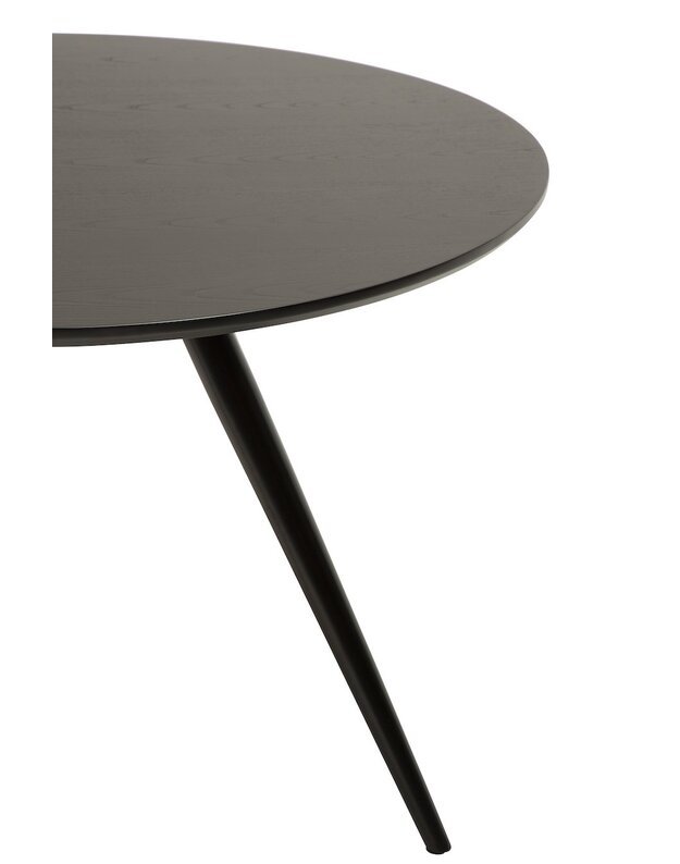 ECLIPSE valgomojo stalas D120cm | juodas
