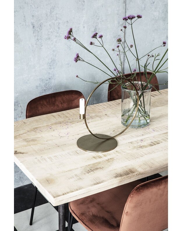 SLATED dining table L140cm