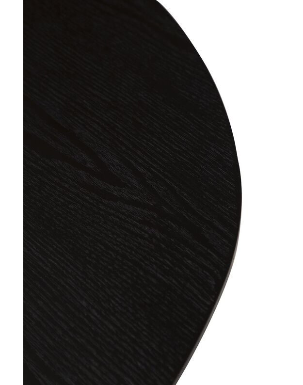 OOID valgomojo stalas | black stained ash