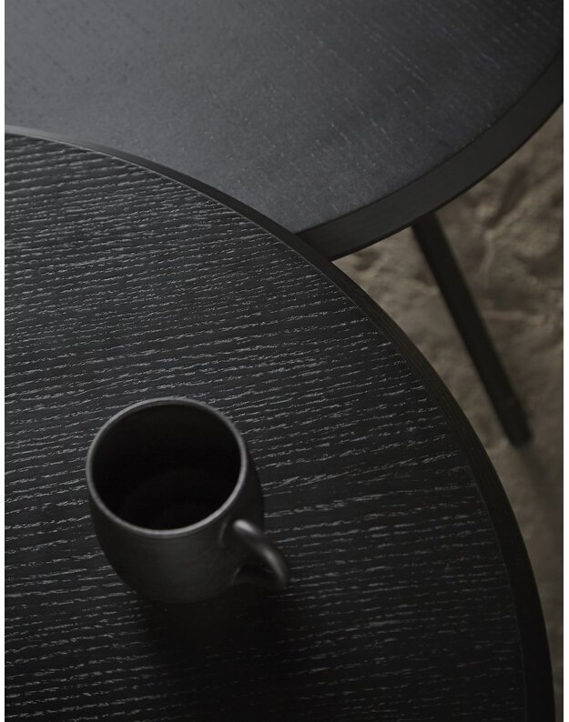 COFFEE TABLE SOROUND black D75cm