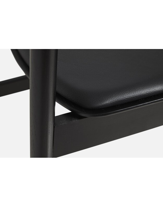 PAUSE CHAIR black w/ leather