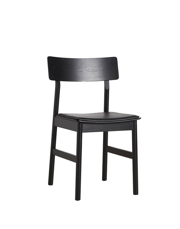 PAUSE CHAIR black w/ leather