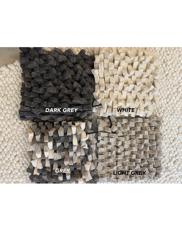 CRUSH WHITE rug