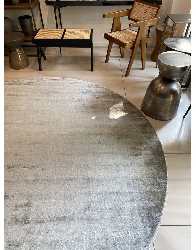 LUCENS SILVER round rug  