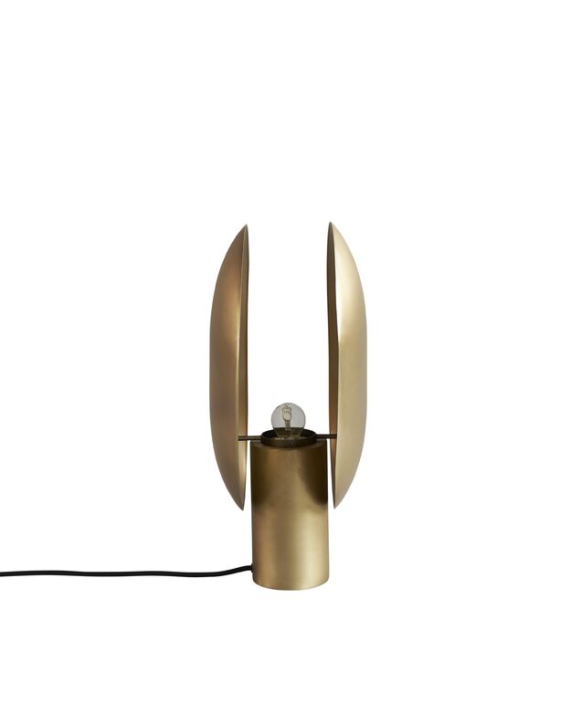CLAM TABLE LAMP BRASS  H43,5cm